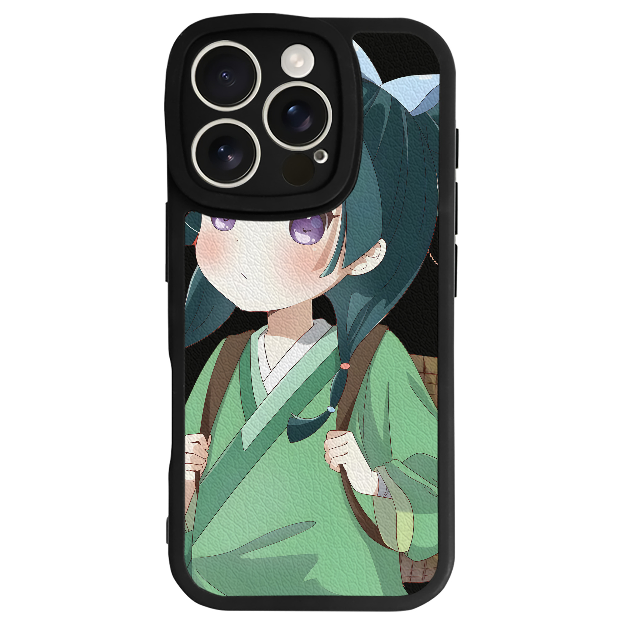 （画像用） 薬屋のひとりごと The Apothecary Diaries 【iPhone 16シリーズ対応】シリコンスマホケース（レザー調） 材質：シリコン